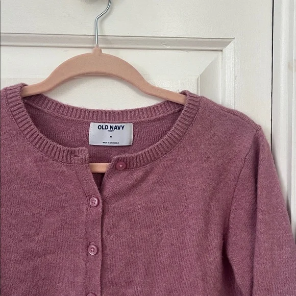 OLD NAVY pink cardigan size M - Picture 3 of 4